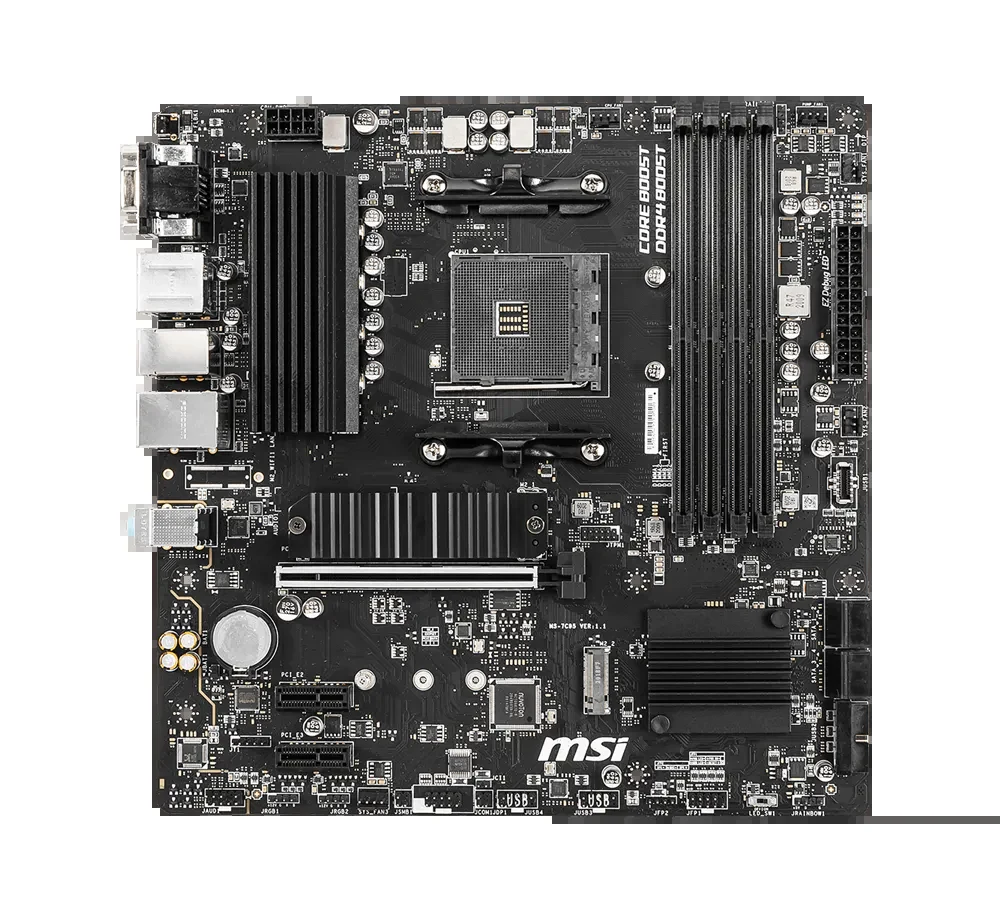 Mainboard MSI B550M PRO-VDH - 4 Khe RAM DDR4 - AM4 - NEW