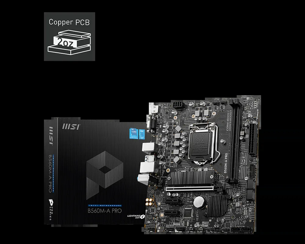 Mainboard MSI B560M-A PRO - LGA 1200 - NEW