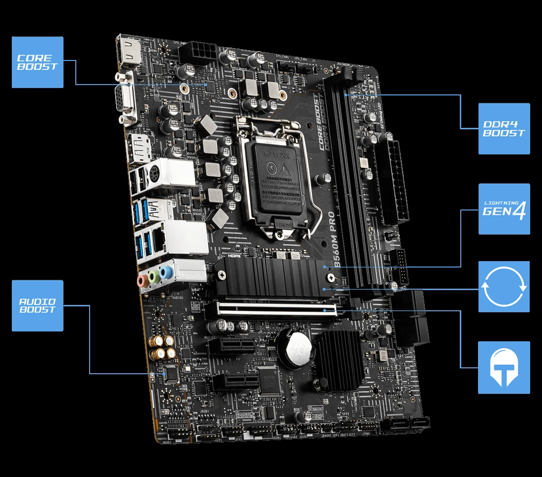 Mainboard MSI B560M BOMBER - LGA 1200 - NEW