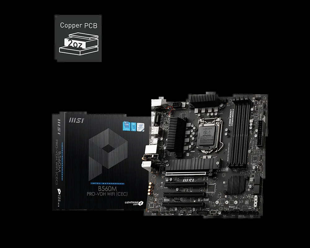 Mainboard MSI B560M PRO-VDH - LGA 1200 - NEW
