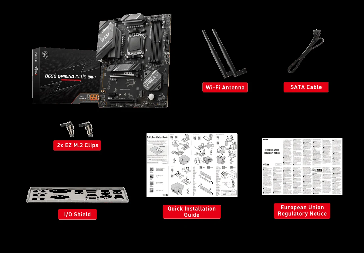 Mainboard MSI B650 GAMING PLUS WIFI DDR5 - NEW