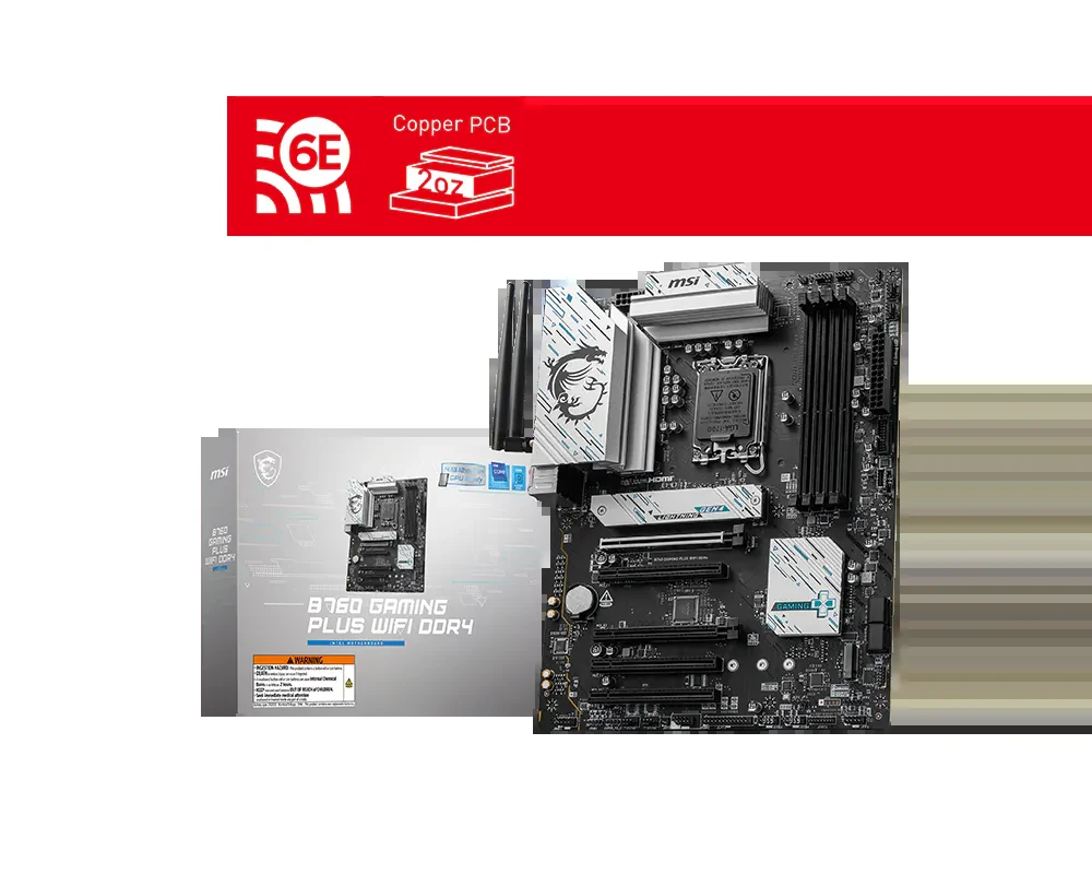 Mainboard MSI B760 GAMING PLUS WIFI DDR4 NEW