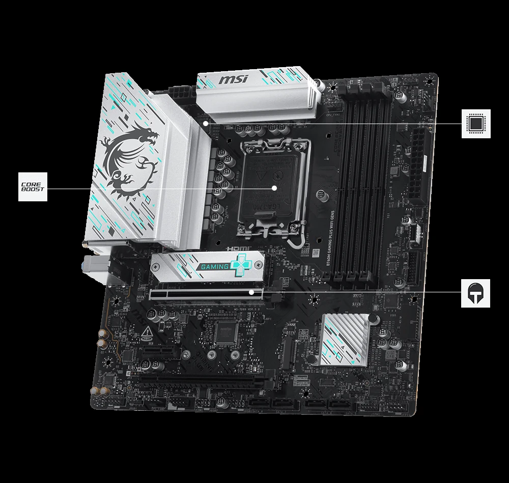 Mainboard MSI B760M GAMING PLUS WIFI GEN5 NEW