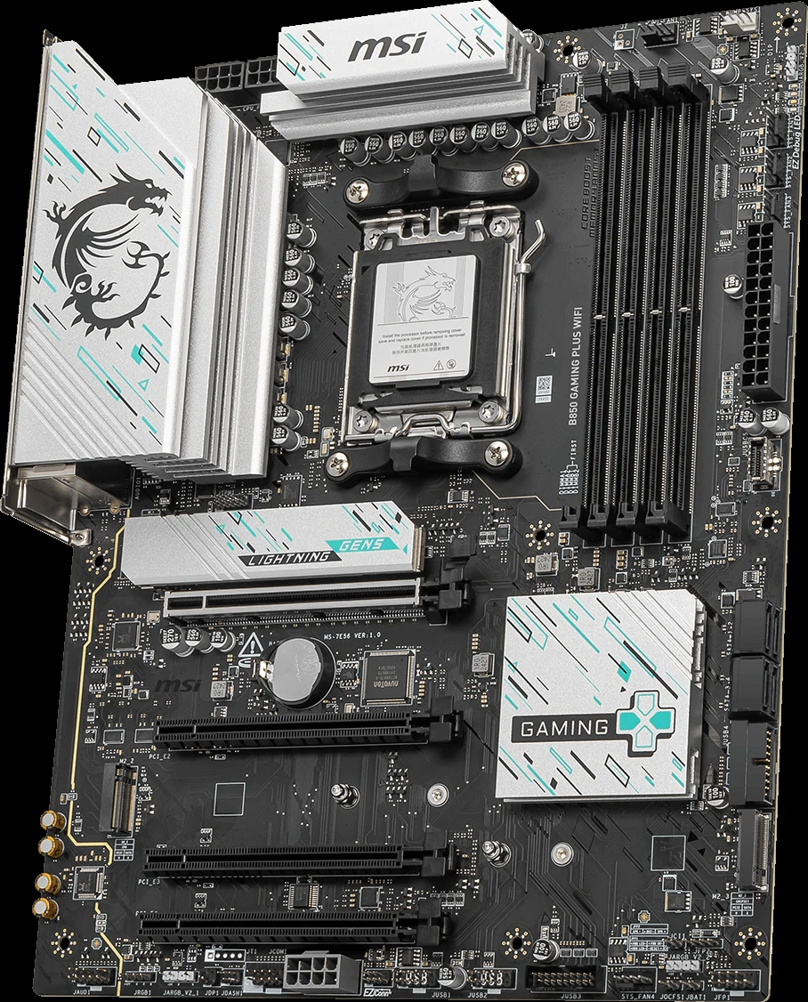 Mainboard MSI B850 GAMING PLUS WIFI PZ - 4 Khe RAM DDR5 - AM5 - NEW