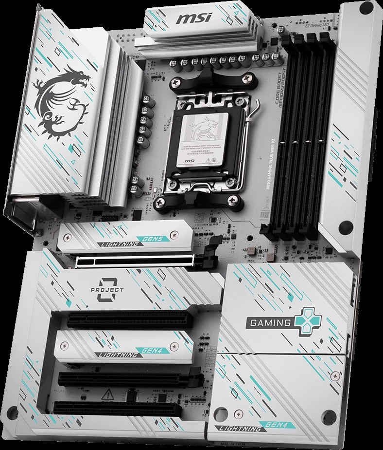 Mainboard MSI B850 GAMING PLUS WIFI PZ - 4 Khe RAM DDR5 - AM5 - NEW