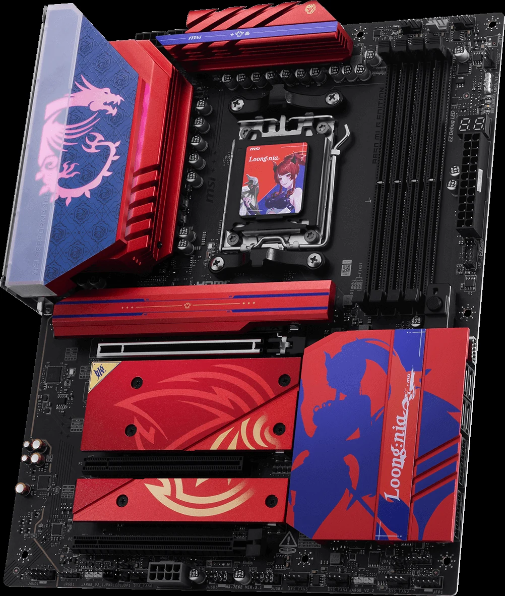 Mainboard MSI B850 MLG EDITION - 4 Khe RAM DDR5 - AM5 - NEW