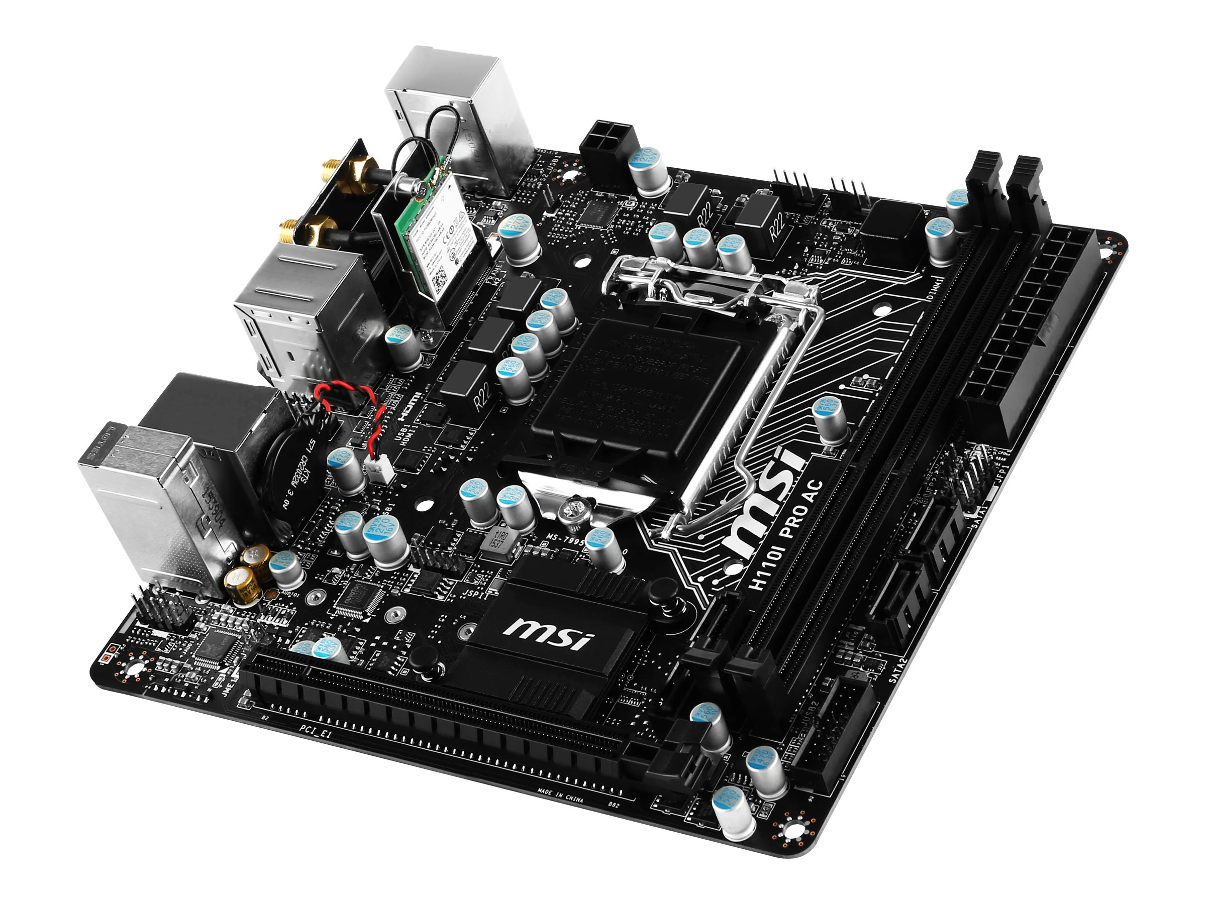 Mainboard MSI H110I PRO AC - LGA 1151 - NEW