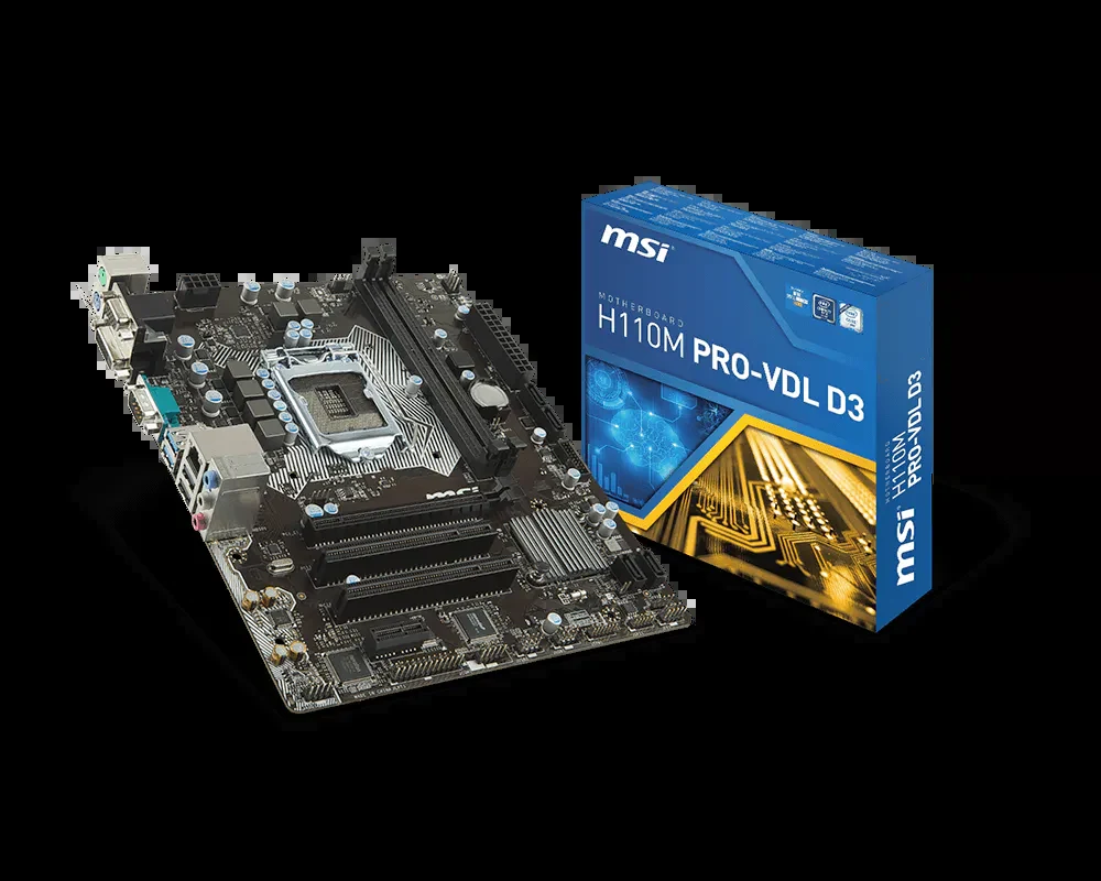 Mainboard MSI H110M PRO-D - LGA 1151 - NEW