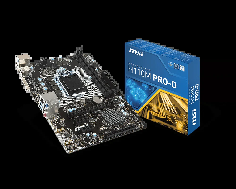 Mainboard MSI H110M PRO-D PLUS - LGA 1151 - NEW