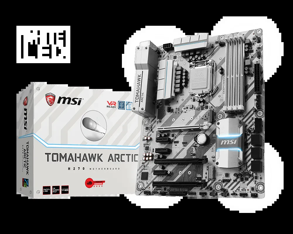 Mainboard MSI H270 TOMAHAWK ARCTIC - LGA 1151 - NEW
