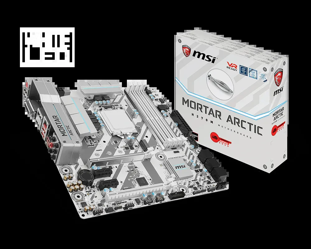 Mainboard MSI H270M MORTAR ARCTIC - LGA 1151 - NEW