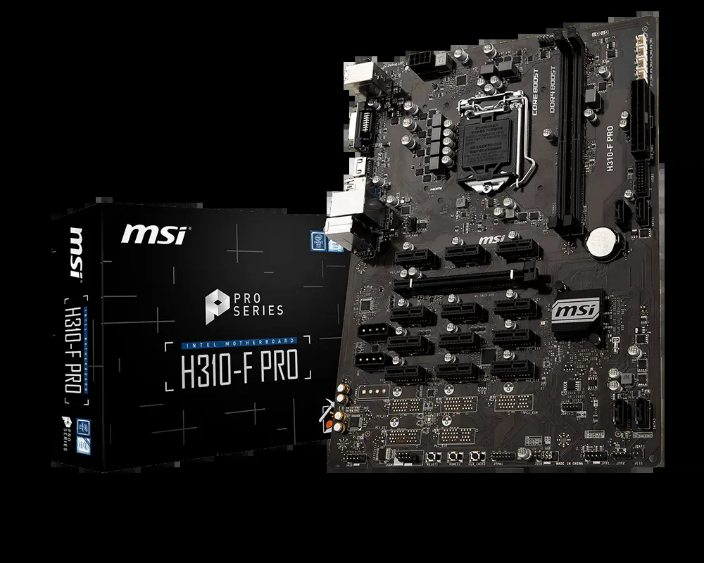 Mainboard MSI H310-F PRO - LGA 1151 - NEW