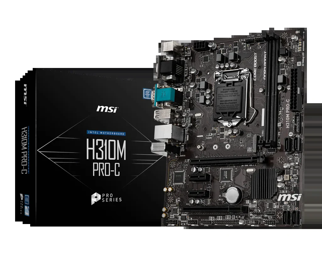 Mainboard MSI H310M PRO-C - LGA 1151 - NEW