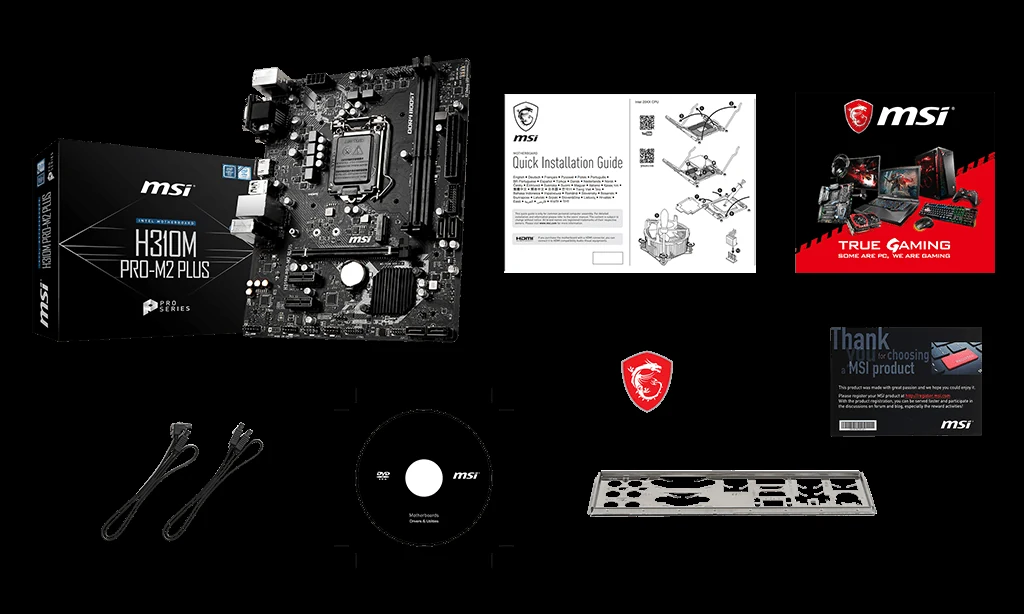 Mainboard MSI H310M PRO-M2 - LGA 1151 - NEW