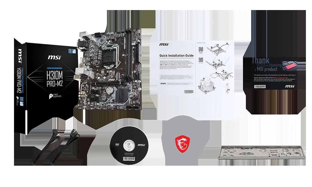 Mainboard MSI H310M PRO-M2 PLUS - LGA 1151 - NEW