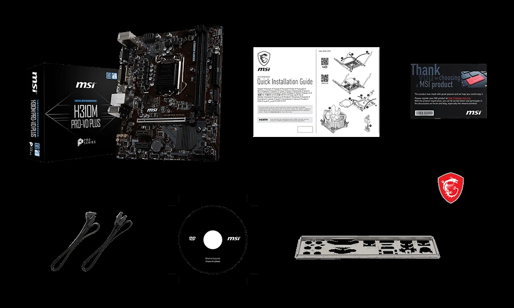 Mainboard MSI H310M PRO-VD PLUS - LGA 1151 - NEW