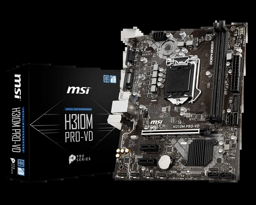 Mainboard MSI H310M PRO-VD PLUS - LGA 1151 - NEW