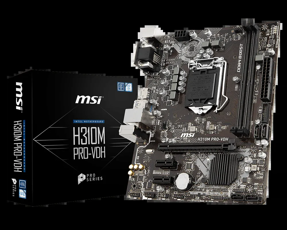Mainboard MSI H310M PRO-VDH - LGA 1151 - NEW