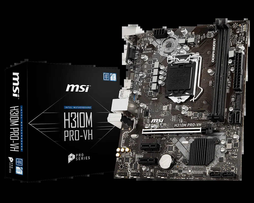 Mainboard MSI H310M PRO-VH - LGA 1151 - NEW