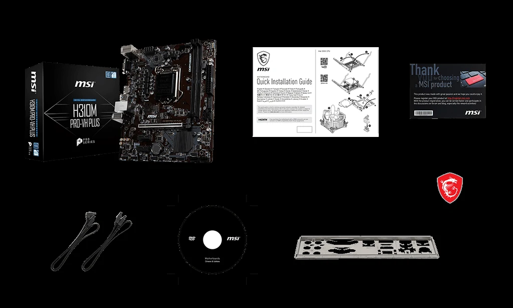 Mainboard MSI H310M PRO-VH - LGA 1151 - NEW
