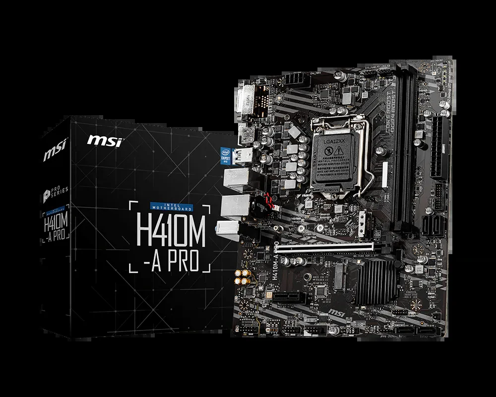 Mainboard MSI H410M-A PRO - LGA 1200 - NEW