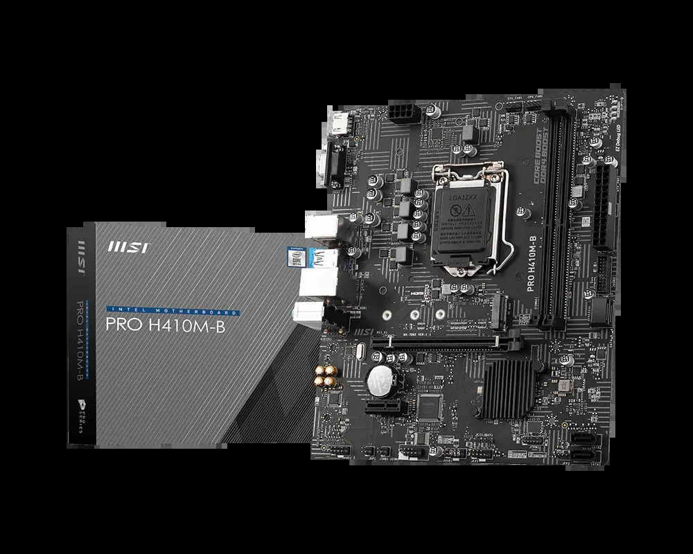 Mainboard MSI H410M PLUS - LGA 1200 - NEW