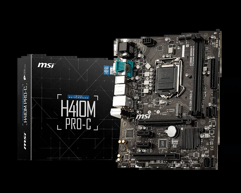 Mainboard MSI H410M PLUS - LGA 1200 - NEW