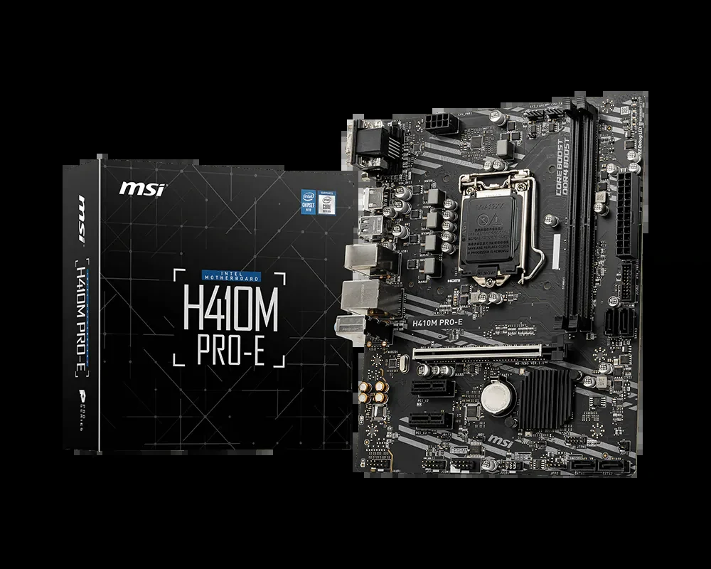 Mainboard MSI H410M PRO-E - LGA 1200 - NEW