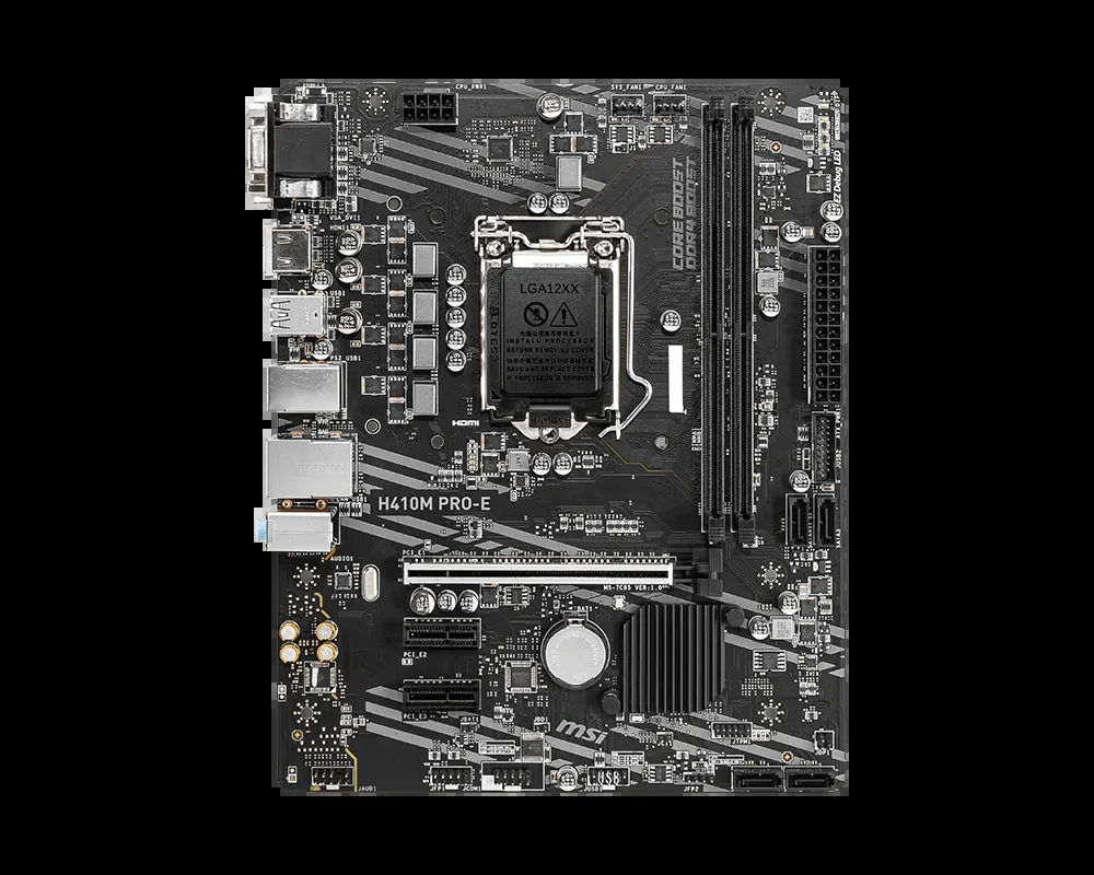 Mainboard MSI H410M PRO-E - LGA 1200 - NEW