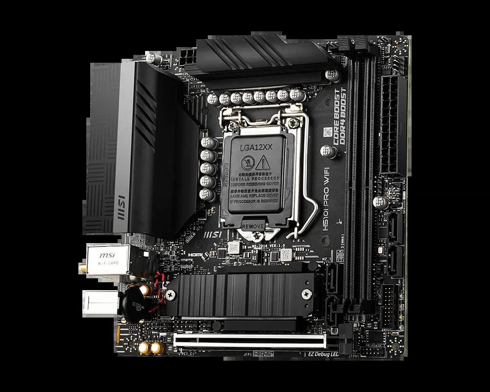 Mainboard MSI H510I PRO WIFI - LGA 1200 - NEW