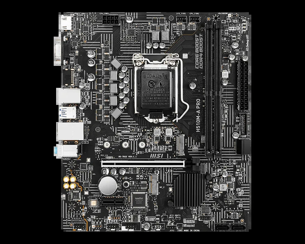 Mainboard MSI H510M-A PRO - LGA 1200 - NEW