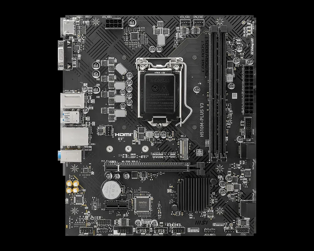Mainboard MSI H510M PLUS - LGA 1200 - NEW