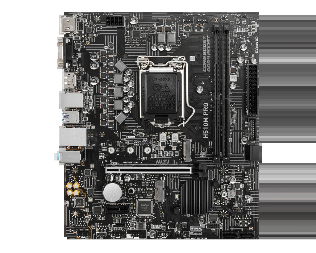 Mainboard MSI H510M PRO - LGA 1200 - NEW