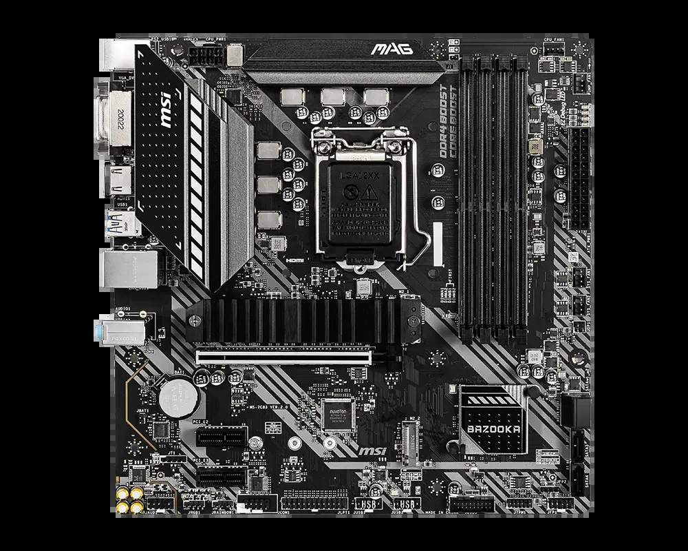 Mainboard MSI MAG B460M BAZOOKA - LGA 1200 - NEW