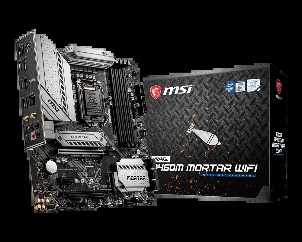 Mainboard MSI MAG B460M MORTAR WIFI - LGA 1200 - NEW