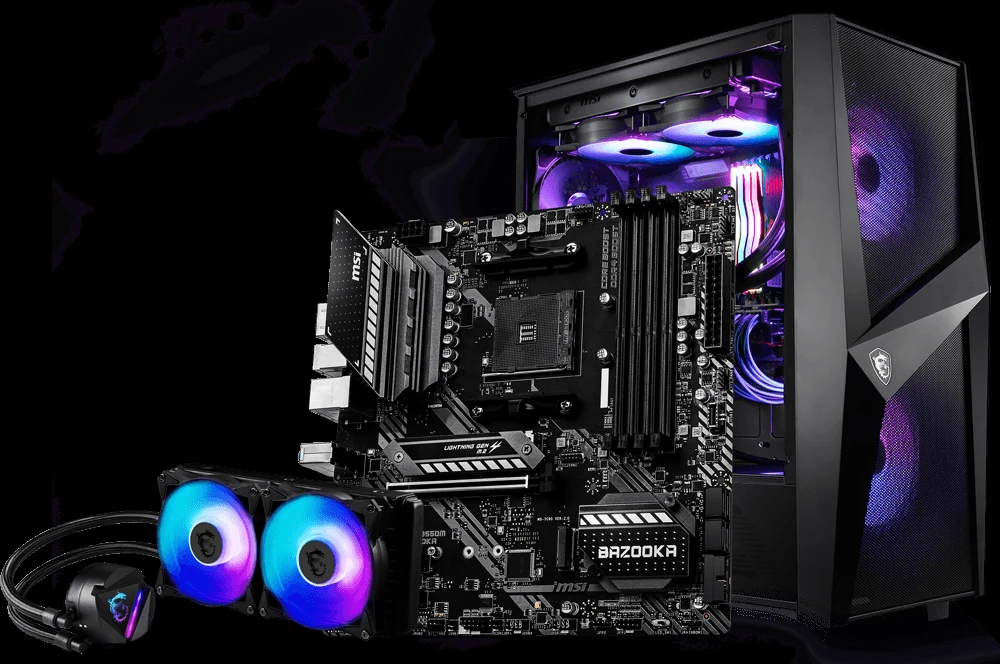 Mainboard MSI MAG B550M BAZOOKA - 4 Khe RAM DDR4 - AM4 - NEW