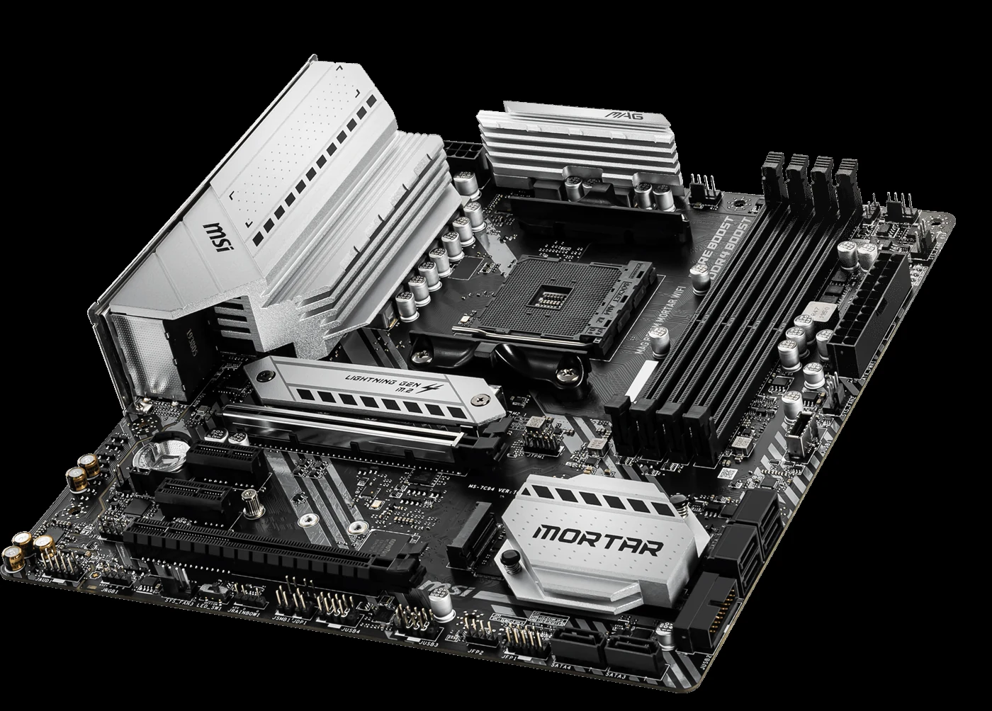 Mainboard MSI MAG B550M MORTAR - 4 Khe RAM DDR4 - AM4 - NEW