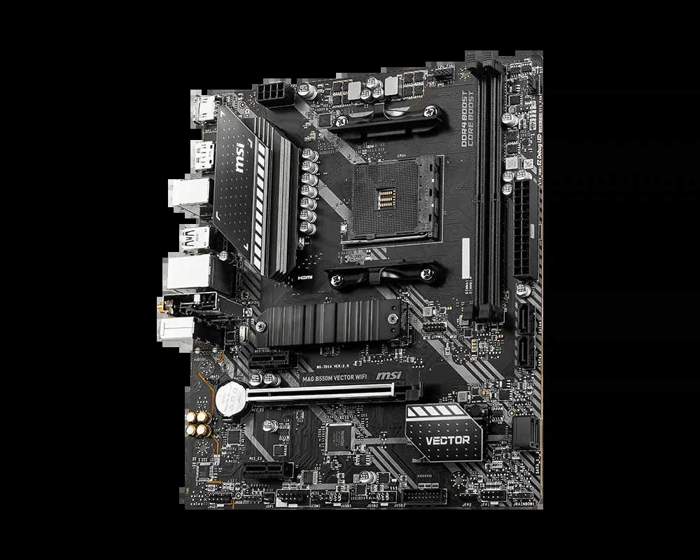 Mainboard MSI MAG B550M VECTOR WIFI - 2 Khe RAM DDR4 - AM4 - NEW
