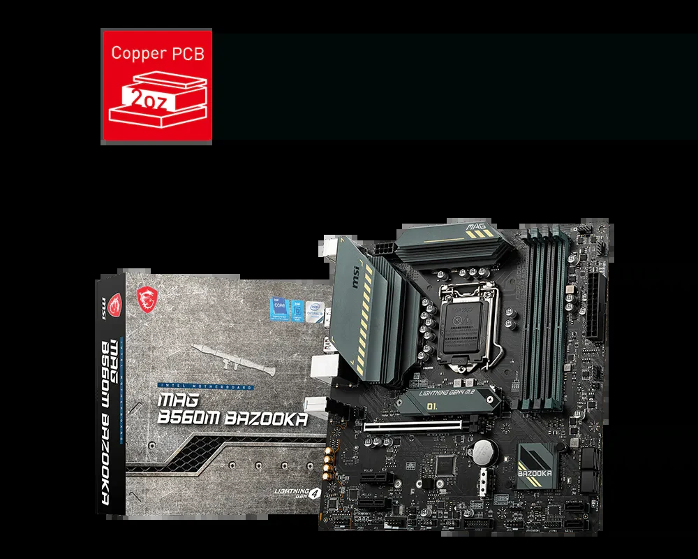 Mainboard MSI MAG B560M BAZOOKA - LGA 1200 - NEW