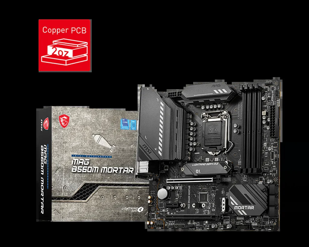 Mainboard MSI MAG B560M MORTAR - LGA 1200 - NEW