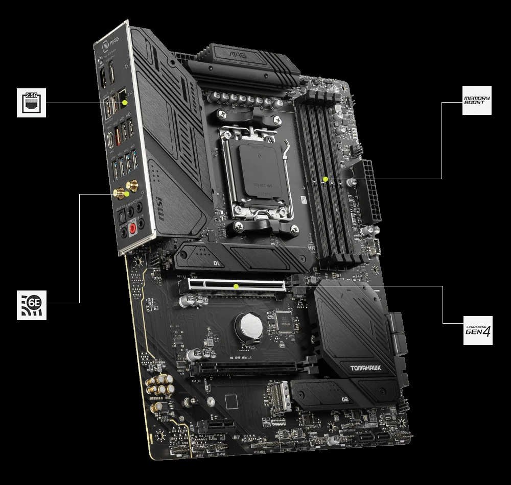 Mainboard MSI MAG B650 TOMAHAWK WIFI DDR5 - NEW