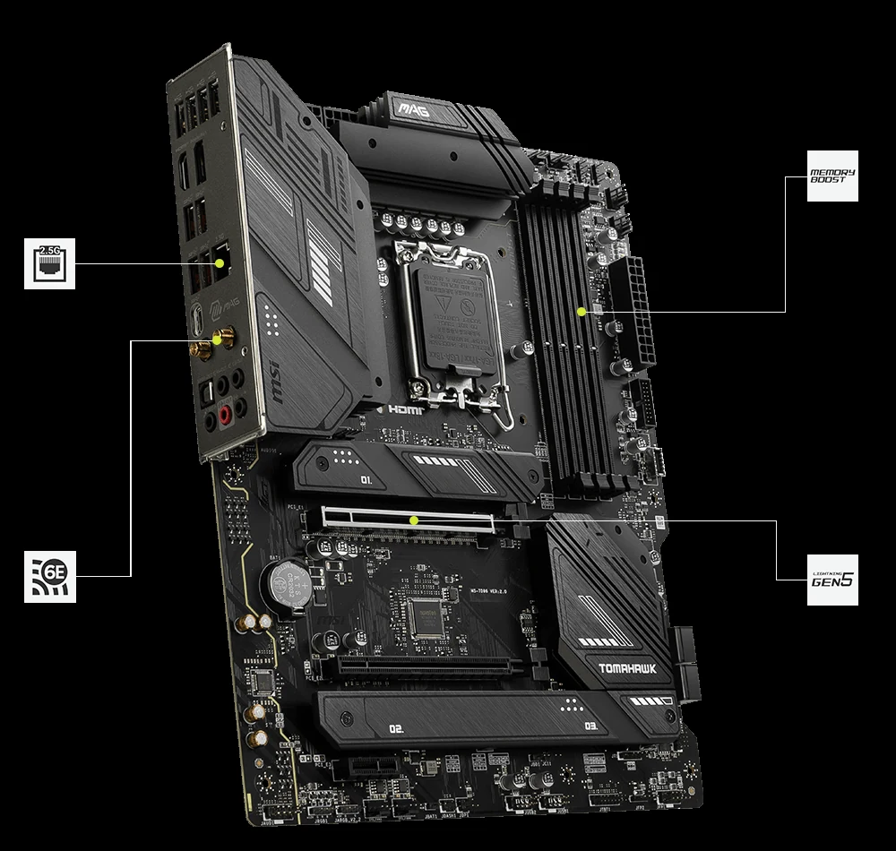 Mainboard MSI MAG B760 TOMAHAWK WIFI NEW