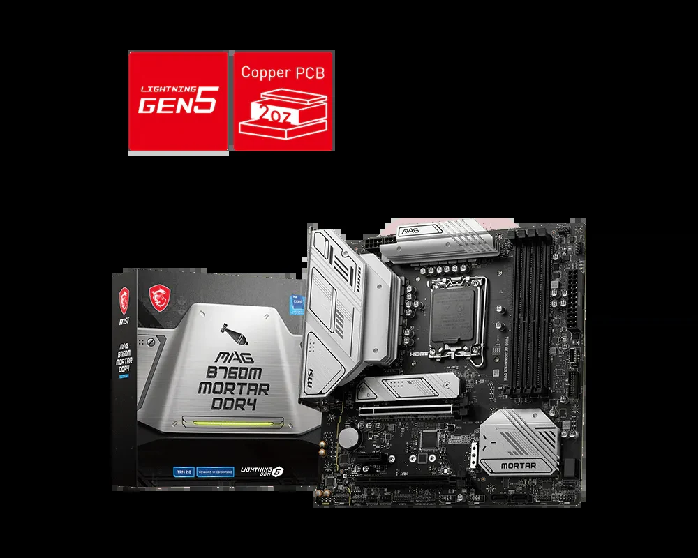 Mainboard MSI MAG B760M MORTAR DDR4 NEW