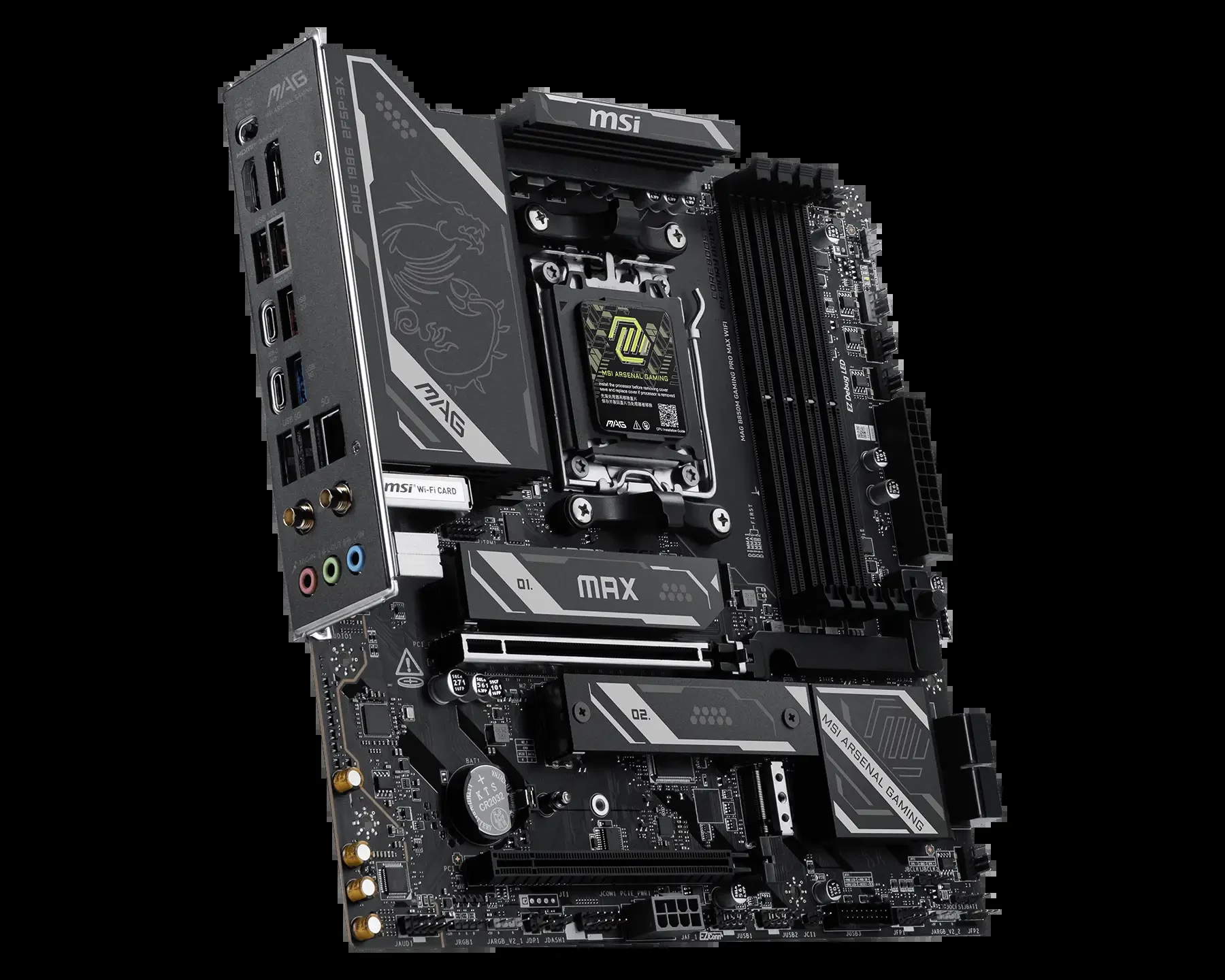 Mainboard MSI MAG B850M GAMING PRO MAX WIFI - 4 Khe RAM DDR5 - AM5 - NEW