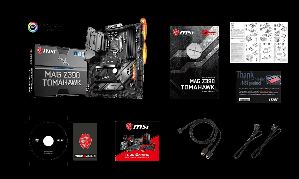 Mainboard MSI MAG Z390 TOMAHAWK - LGA 1151 - NEW