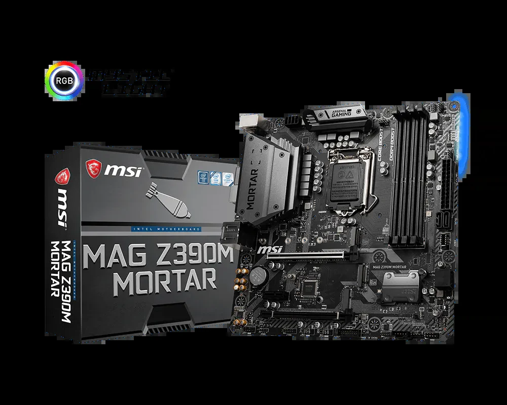 Mainboard MSI MAG Z390M MORTAR - LGA 1151 - NEW