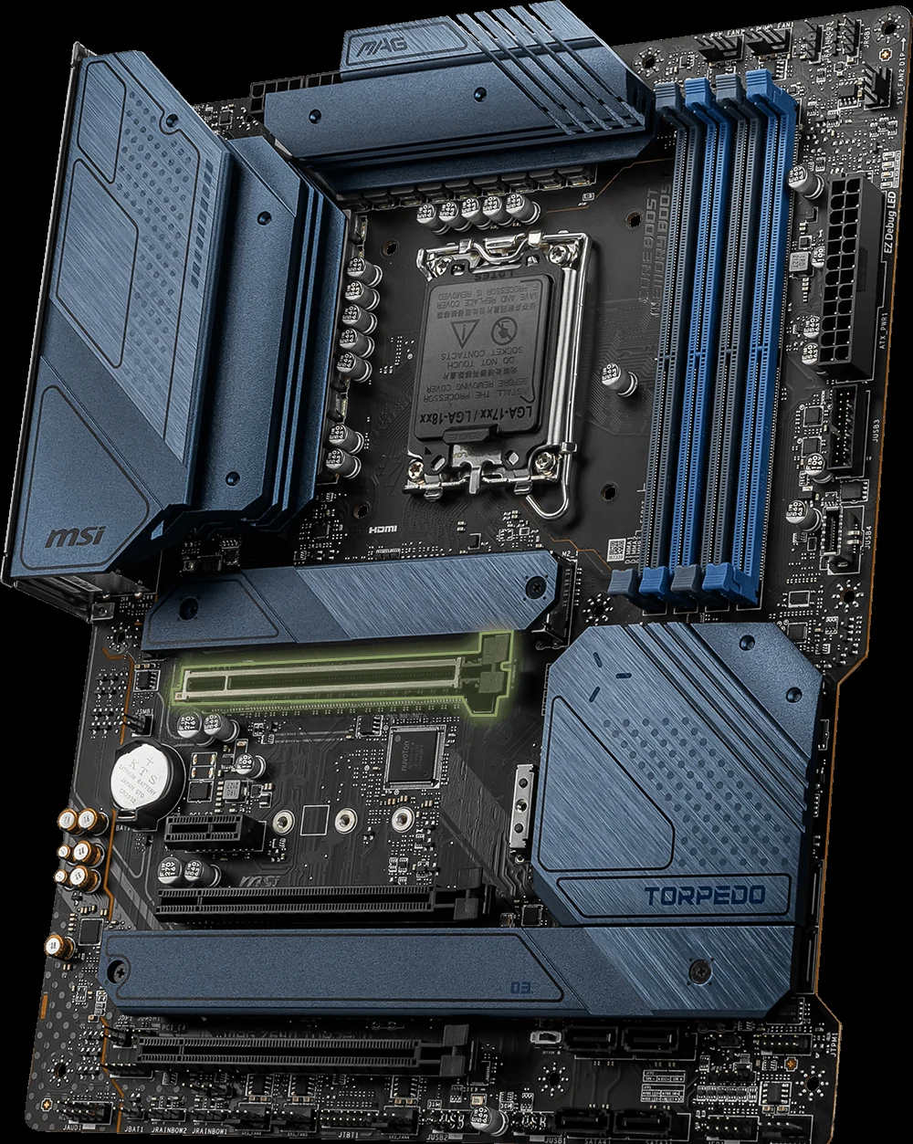 Mainboard MSI MAG Z690 Torpedo - 4 Khe RAM DDR5 - LGA 1700 - NEW