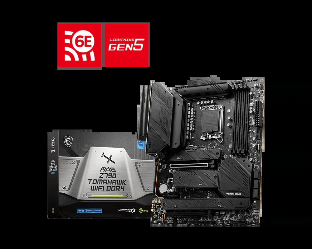Mainboard MSI MAG Z790 Tomahawk WiFi DDR4 - 4 Khe RAM DDR4 - LGA 1700 - NEW