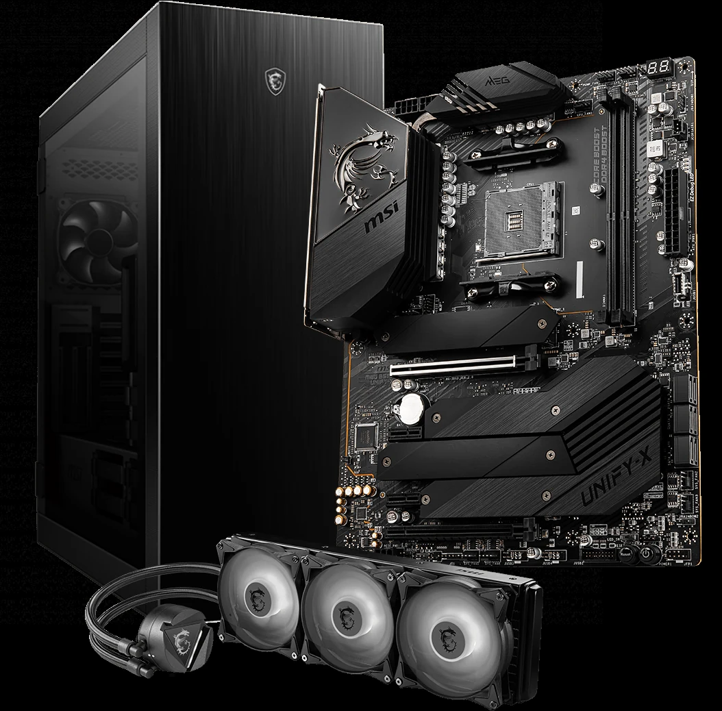 Mainboard MSI MEG B550 UNIFY-X - 2 Khe RAM DDR4 - AM4 - NEW