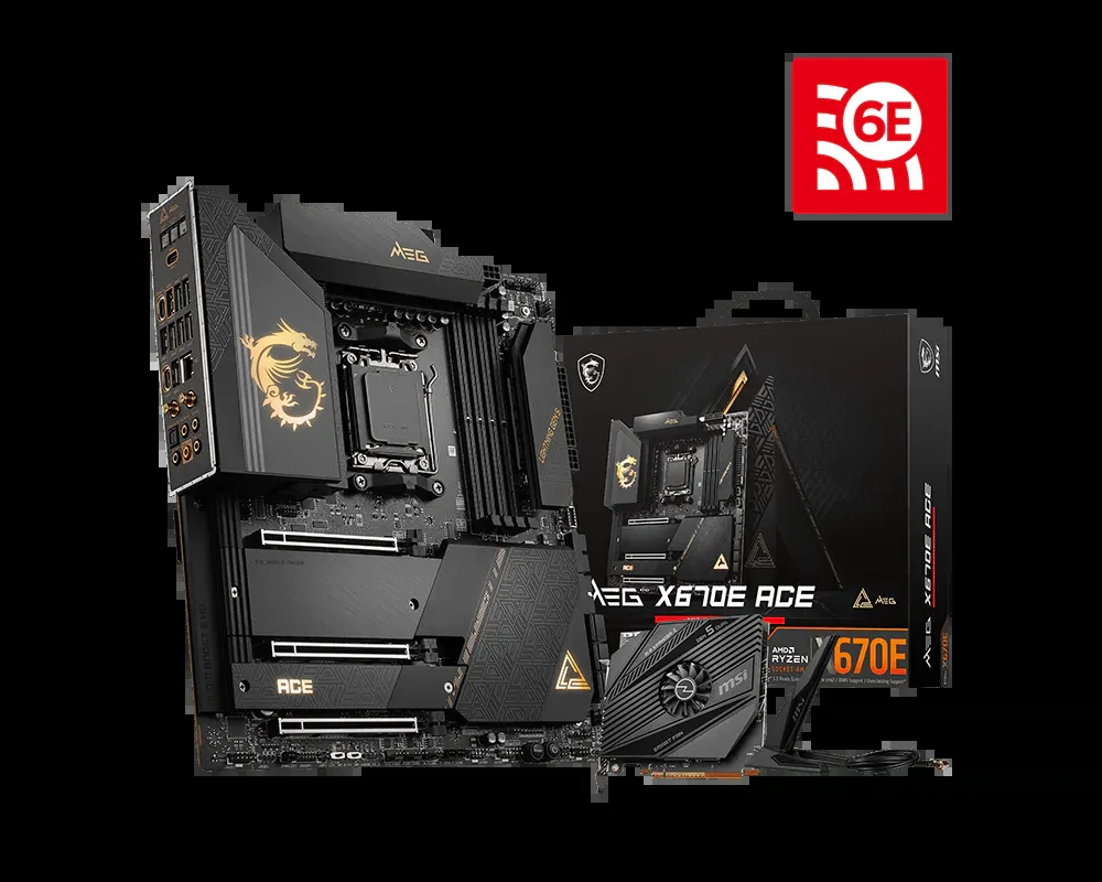 Mainboard MSI MEG X670E ACE - 4 Khe RAM DDR5 - AM5 - NEW